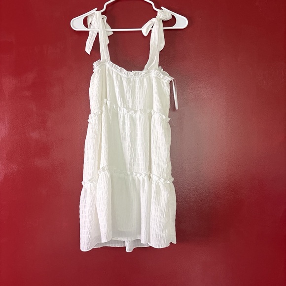 SHEIN White Ruffled Dress - Picture 3 of 4
